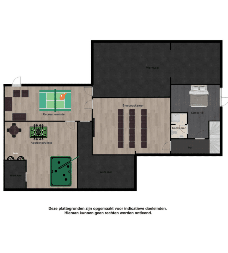groepsaccommodatie-nijmegen-berg-en-dal-20-22-personen-9-slaapkamers-plattegrond3 Plattegrond kelder, Groepsaccommodatie Eversbosch 2