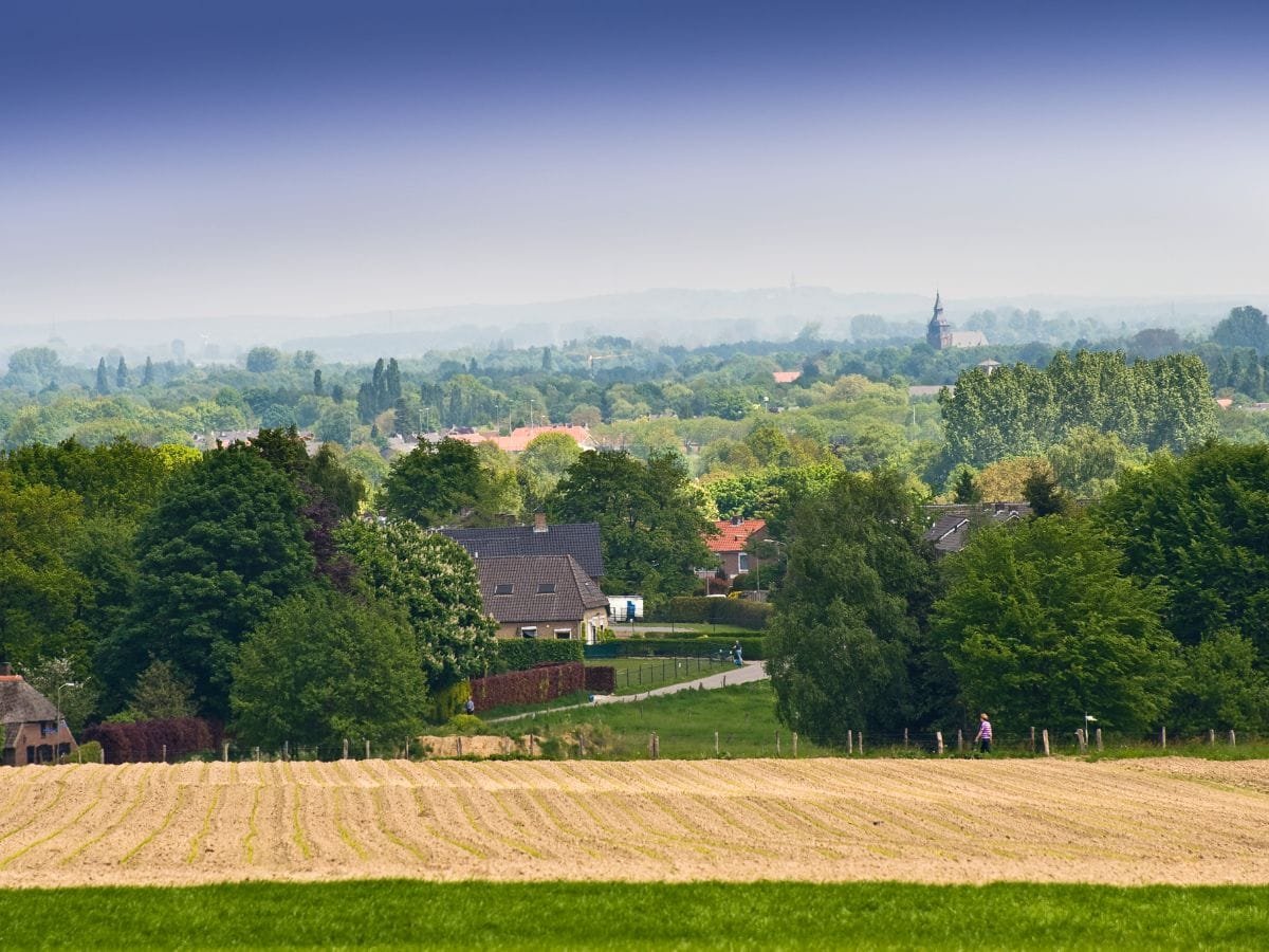Uitzicht op de heuvels van Groesbeek in het Rijk van Nijmegen